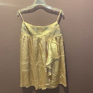 Vintage Francesca Damon Starington 💯% silk Strap Dress Size 8